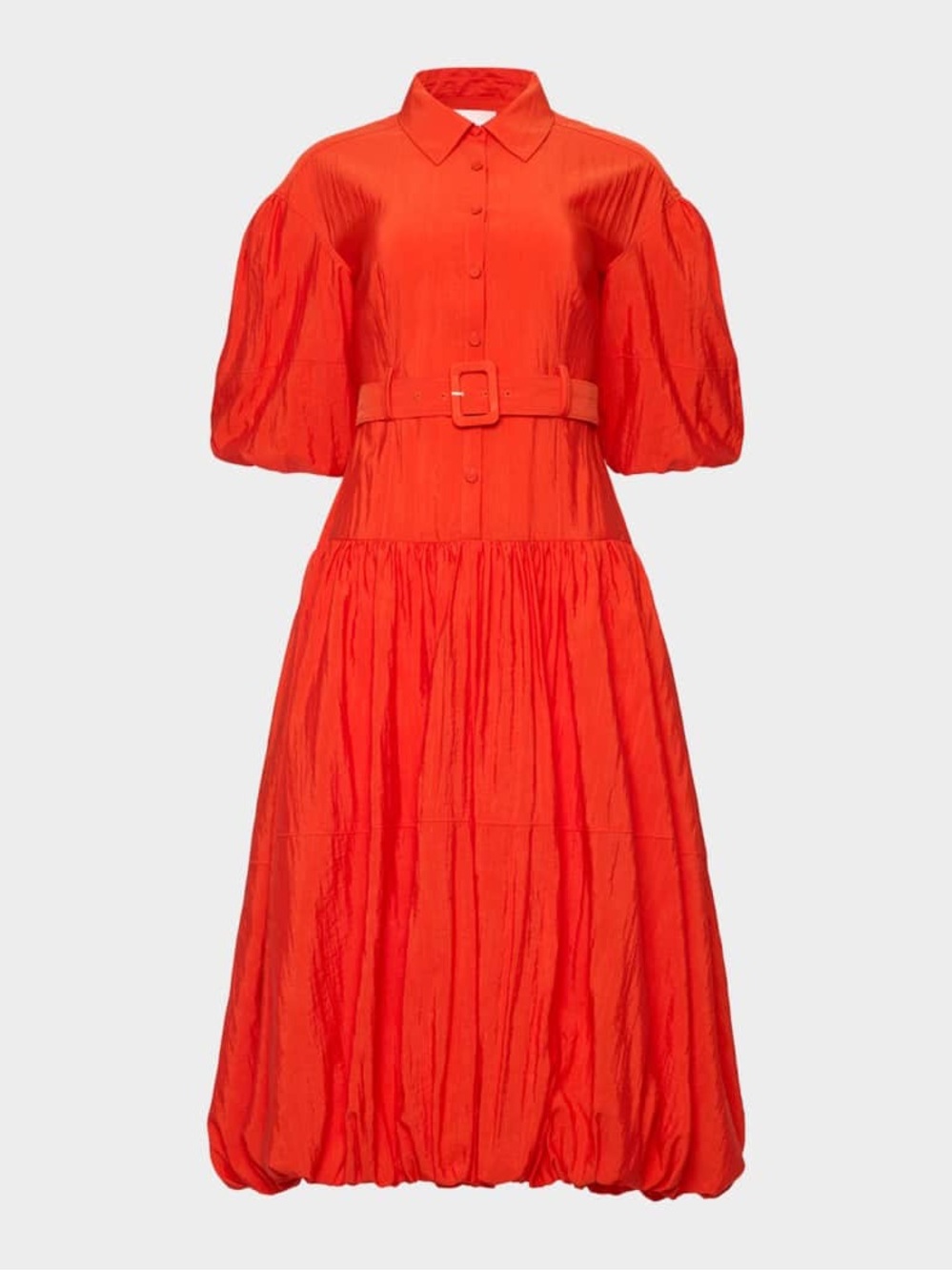NEW Cinq a Sept Daliah Belted Bubble Midi Dress Size 6